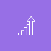 bar graph icon indicating scale